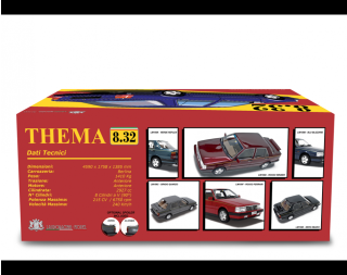 Lancia Thema 8.32 1986 GRIGIO QUARZO Laudoracing 1:18 Resinemodell (Türen, Motorhaube... nicht zu öffnen!)